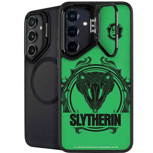 Wizarding Worlds Harry Potter Slytherin Illustration Galaxy S24 FE Kickstand Case
